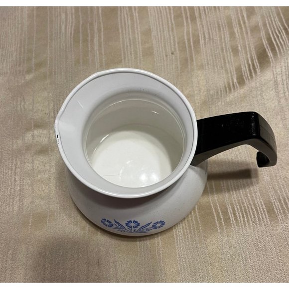 Vintage Corning Ware 3 cup tea pot Blue Cornflower design no lid - Picture 2 of 6